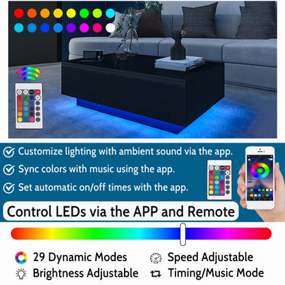 Hommpa LED Coffee Table 