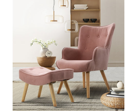 Lansar Armchair and Ottoman